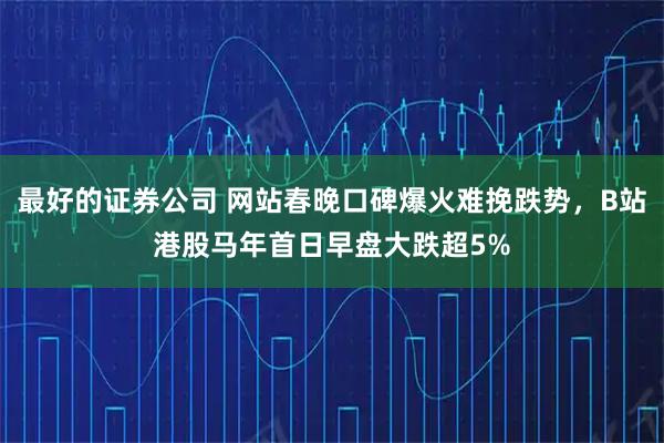 最好的证券公司 网站春晚口碑爆火难挽跌势，B站港股马年首日早盘大跌超5%