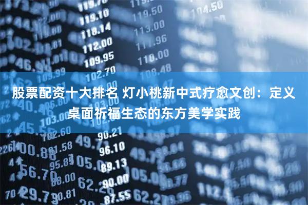股票配资十大排名 灯小桃新中式疗愈文创：定义桌面祈福生态的东方美学实践